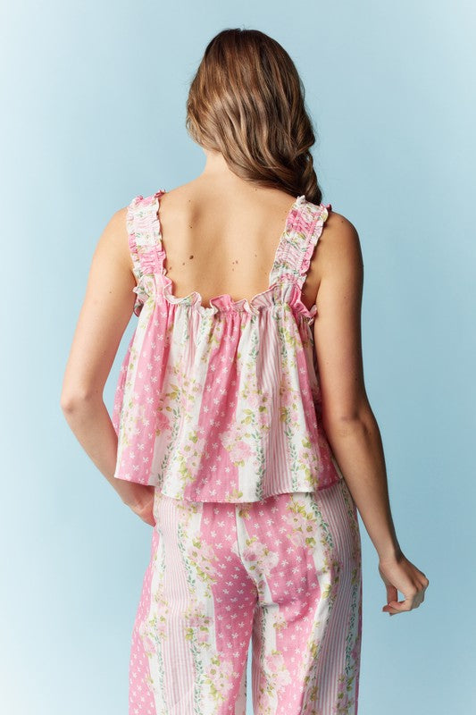 Rosy Posy Pajama Set