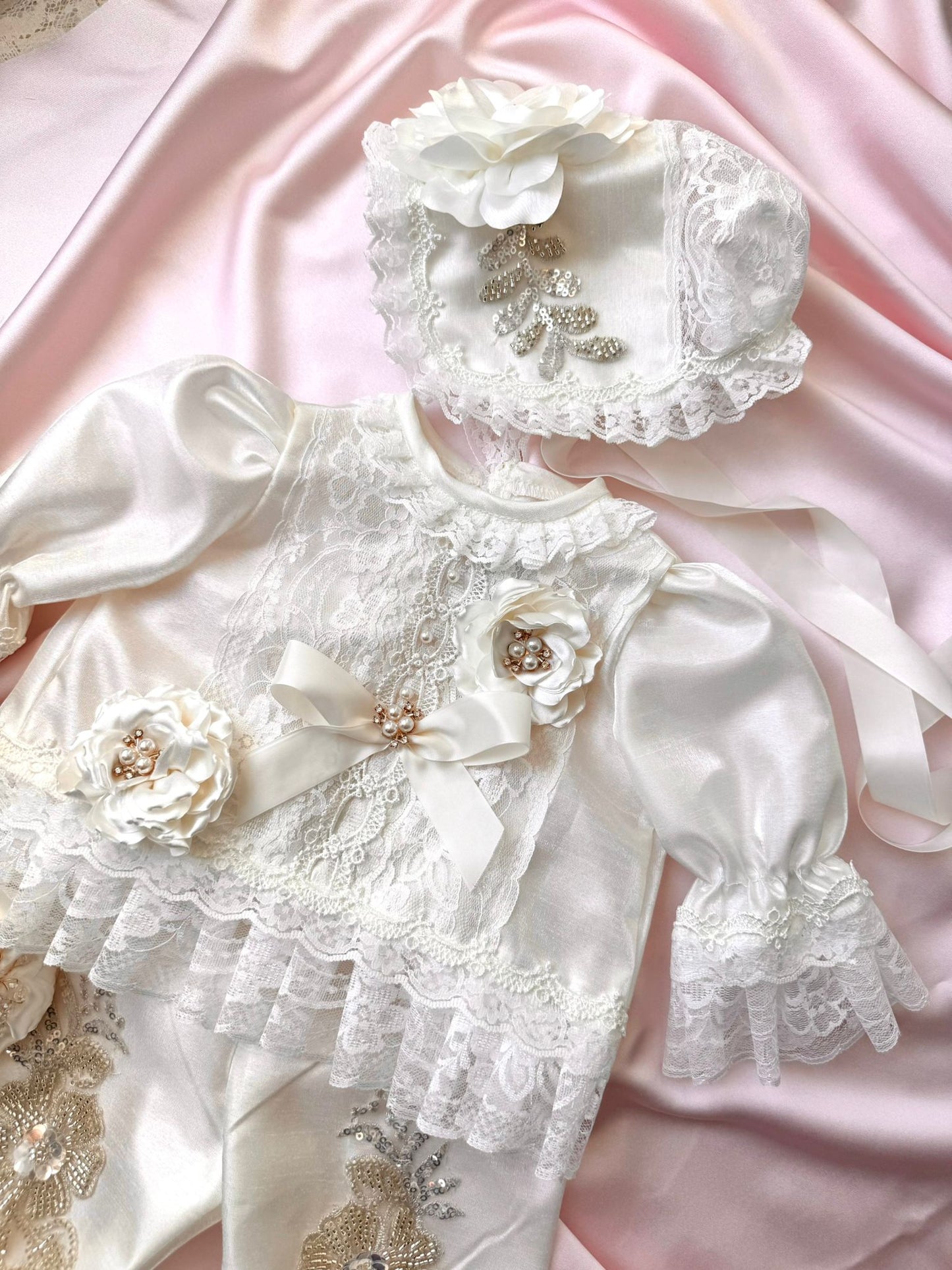 Heavenly Lace Layette