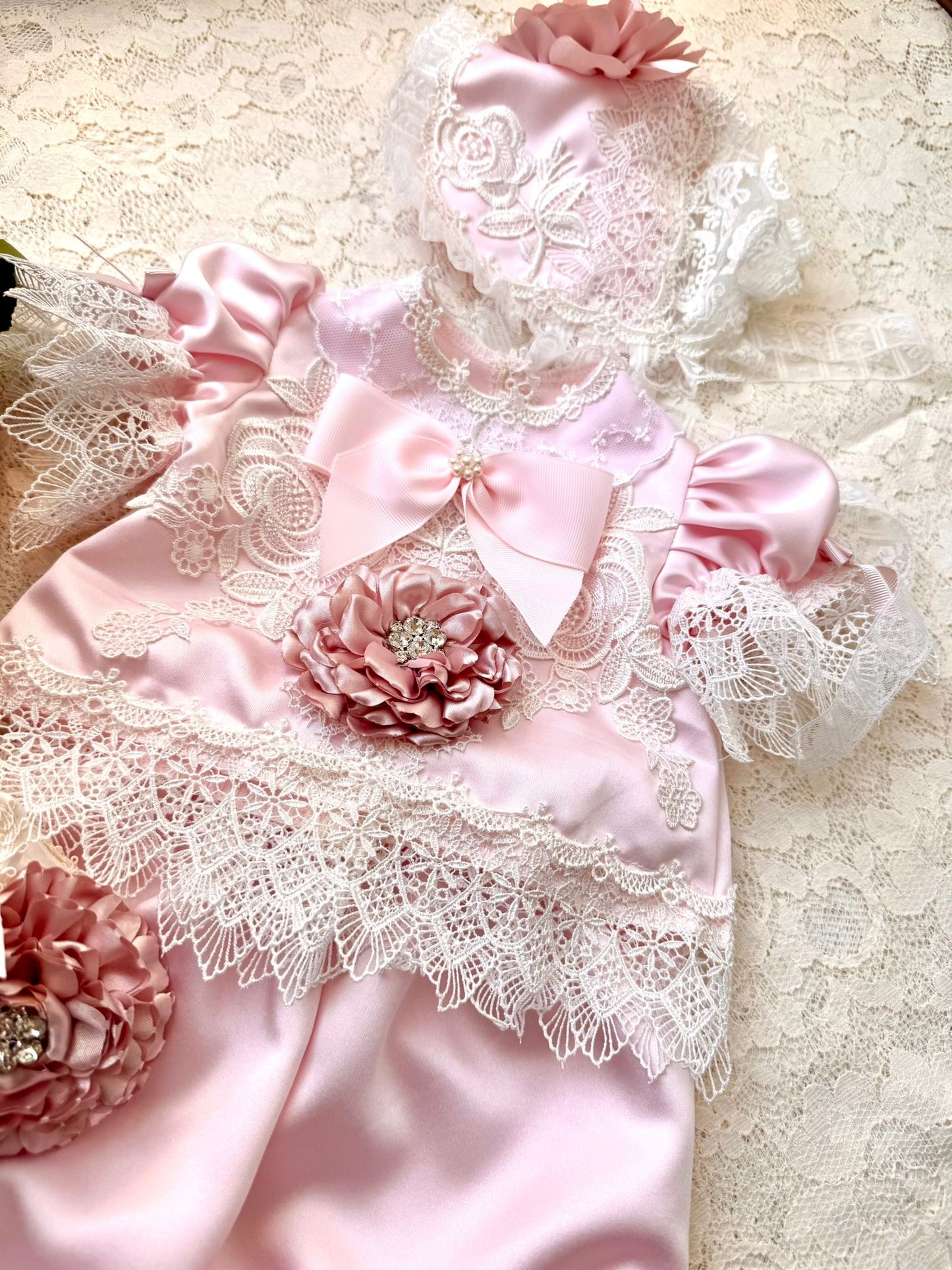 Blushing Petals Layette