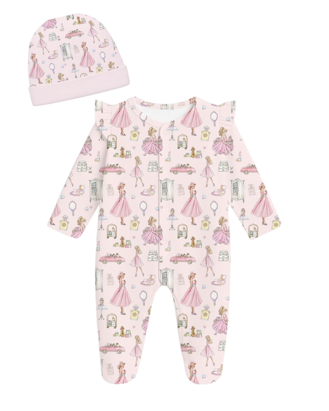 Mon Cherie Ruffled Footies