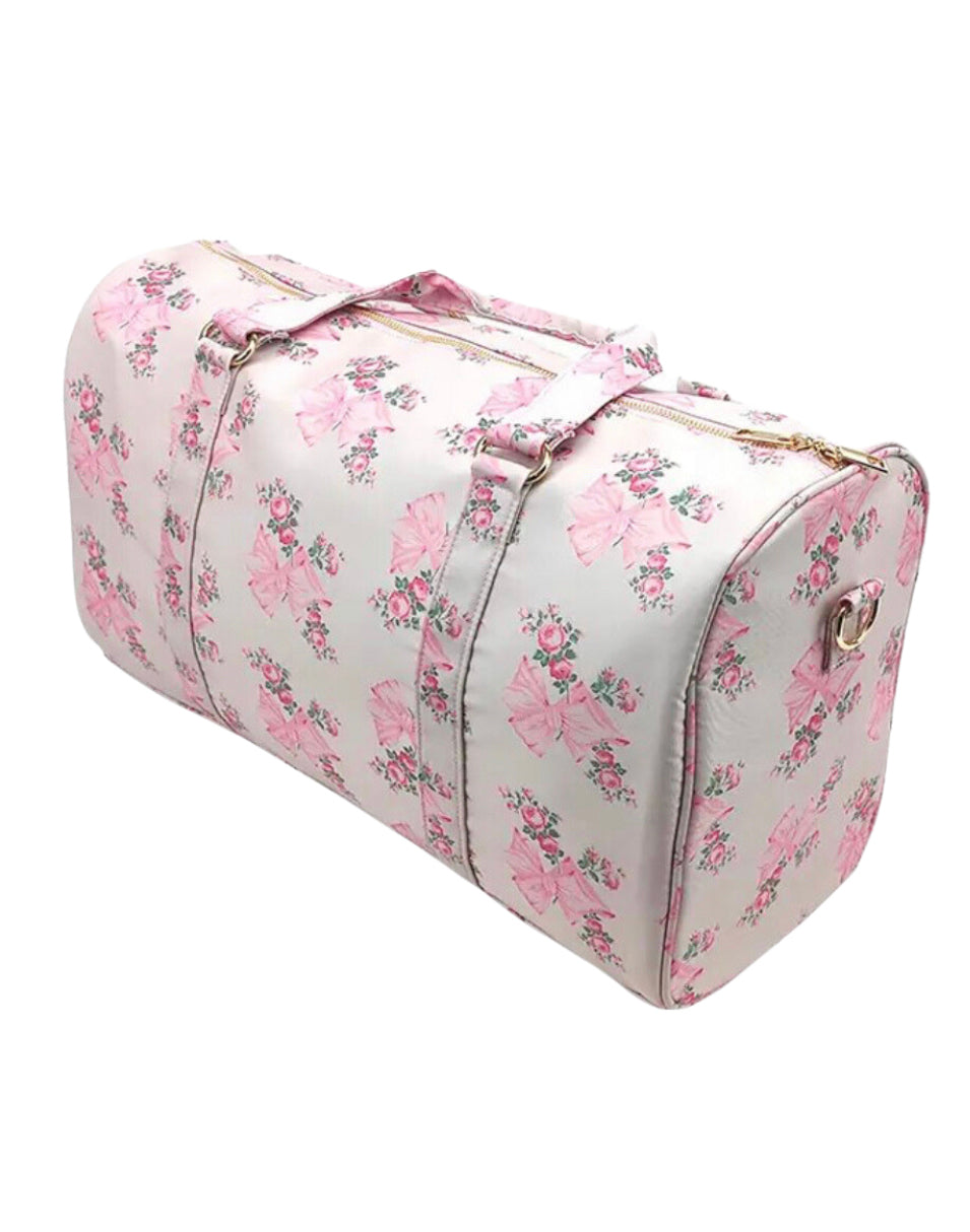 Shabby Bow Duffle Pink