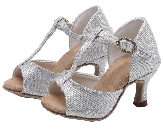 Silver heels