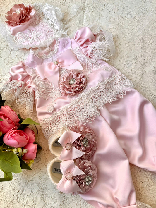 Blushing Petals Layette