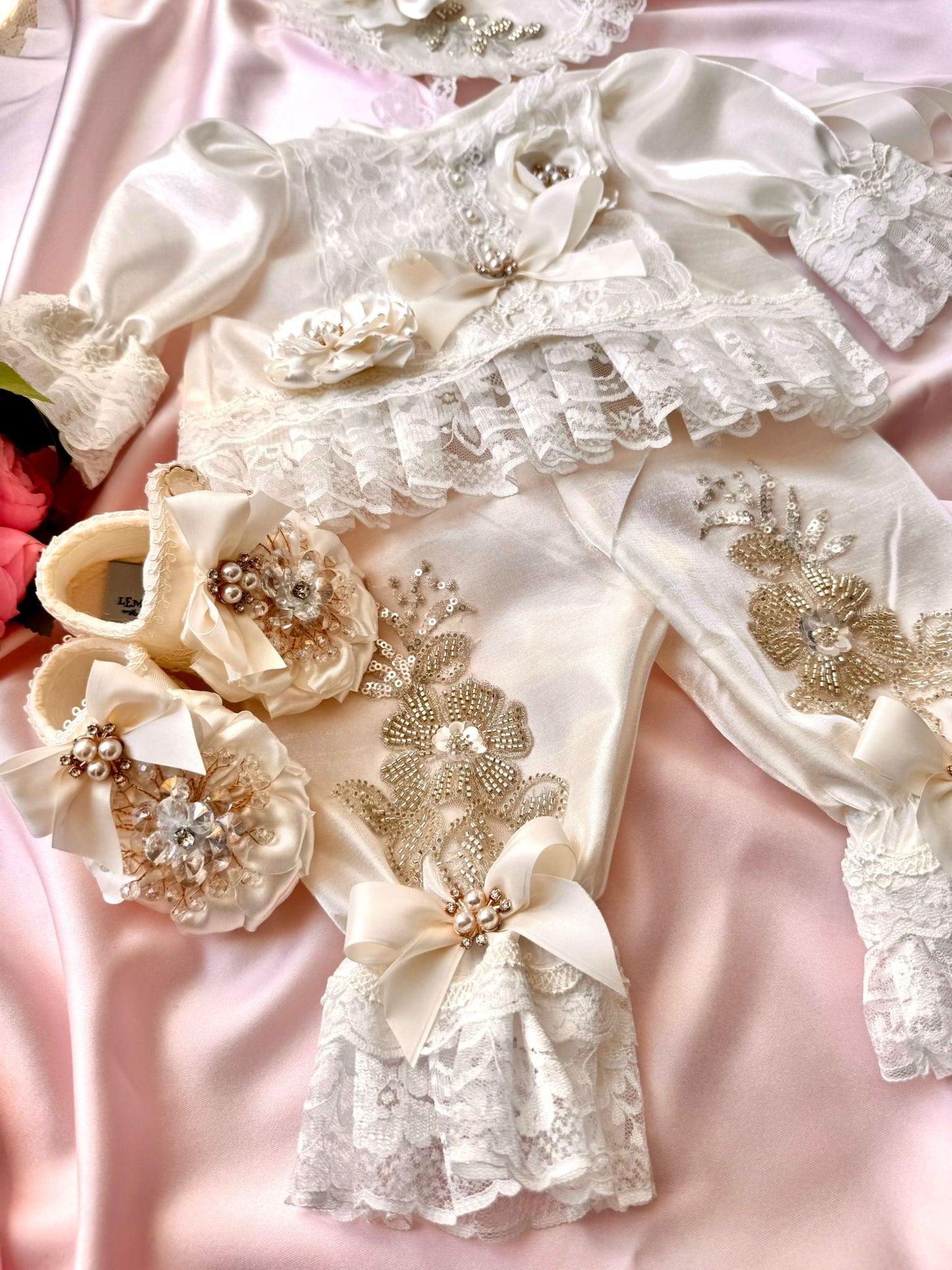 Heavenly Lace Layette