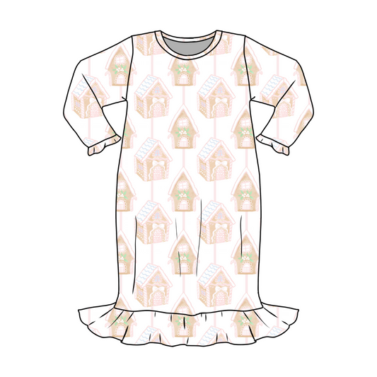 𝓛𝓲𝓽𝓽𝓵𝓮 𝓐𝓷𝓰𝓮𝓵𝓼 Gingerbread Lane Infant Gown