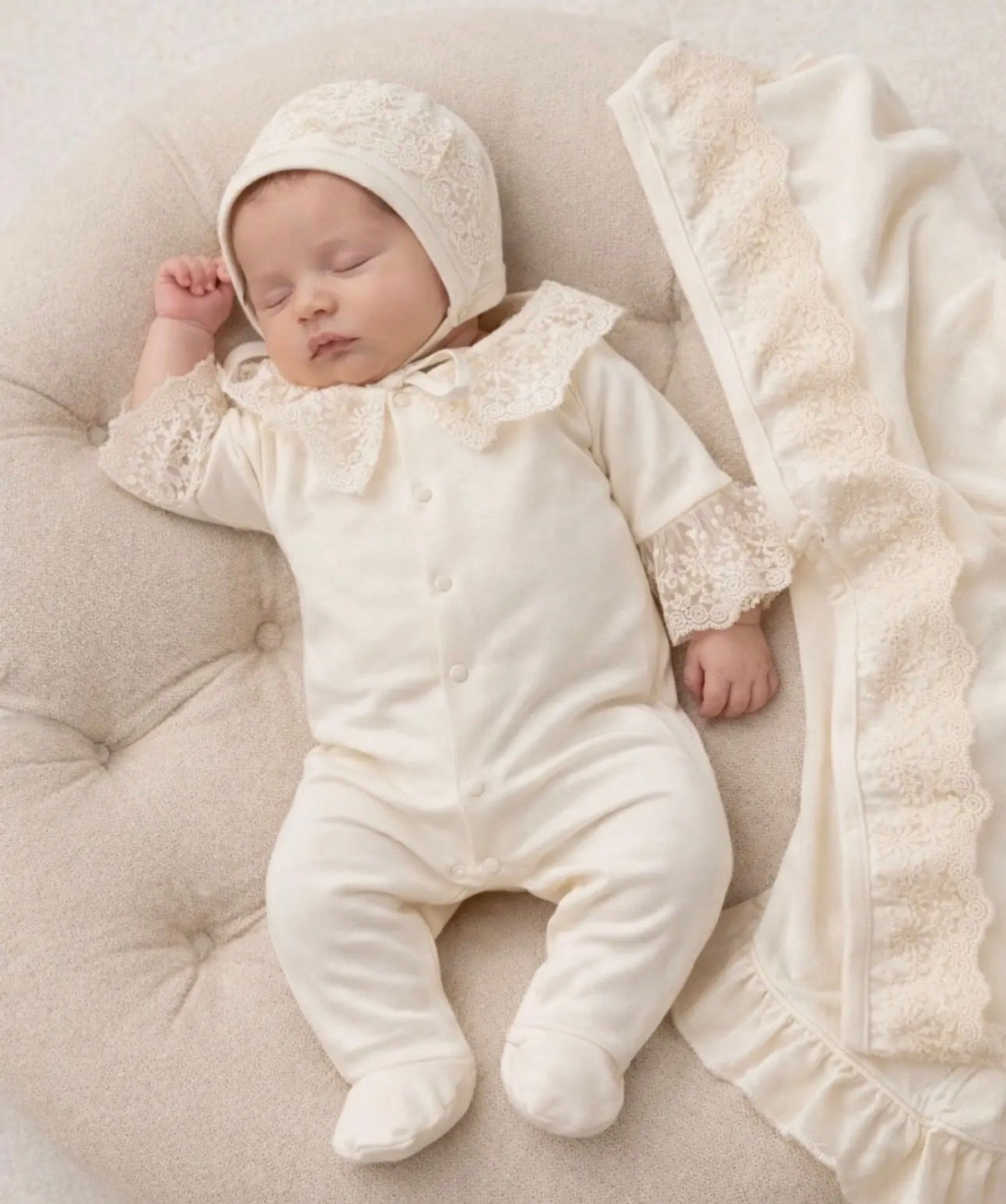 Angelica Lace Newborn Set