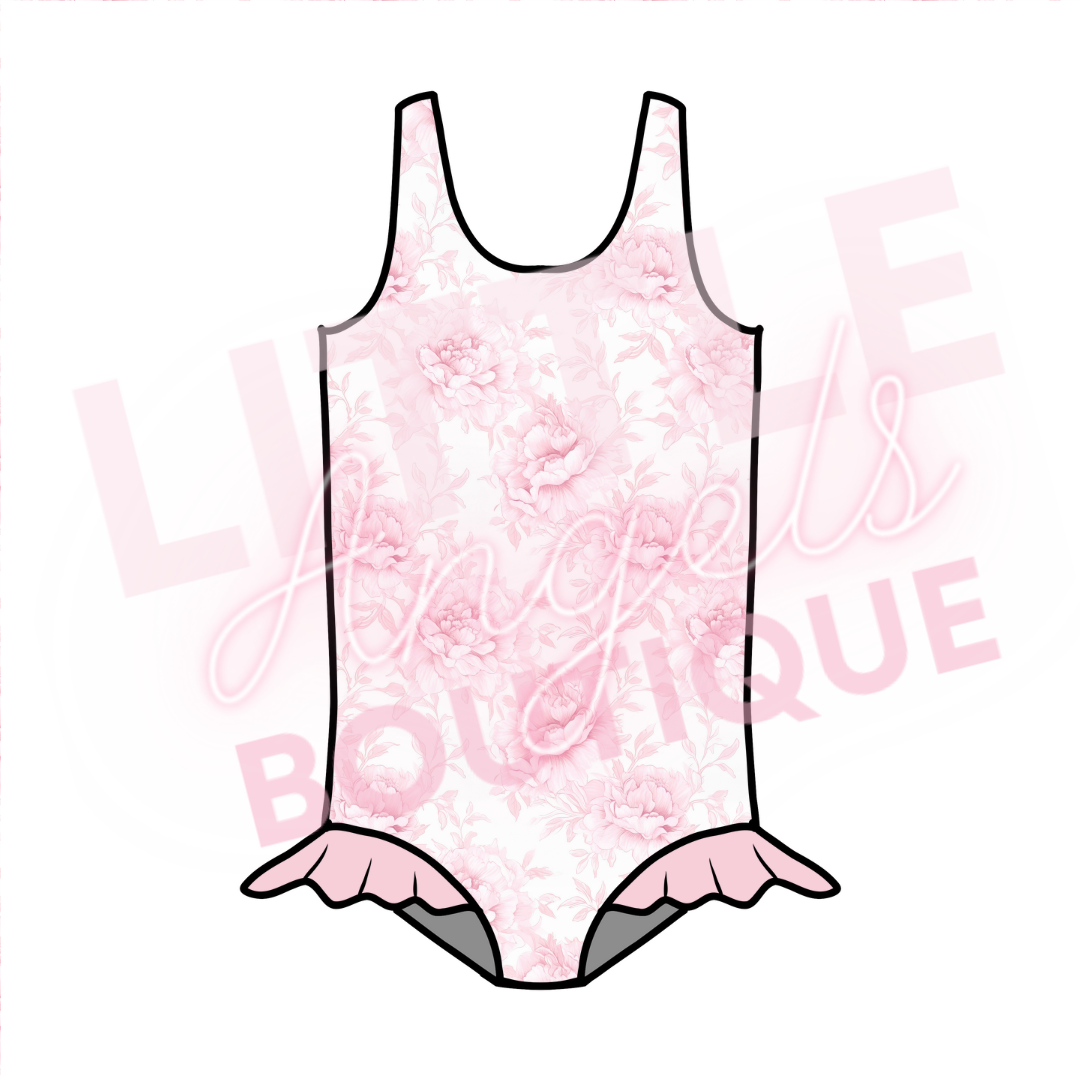 Toile Rose Swimsuit