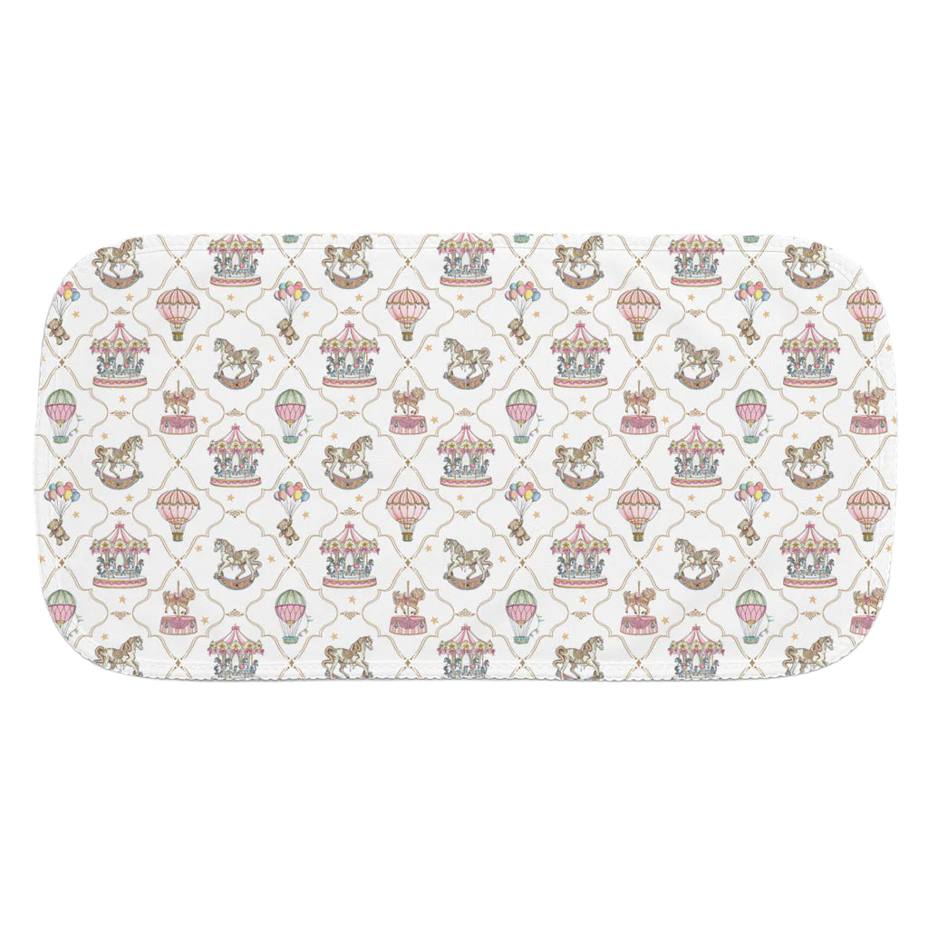 Coquette Pink Burp Cloth