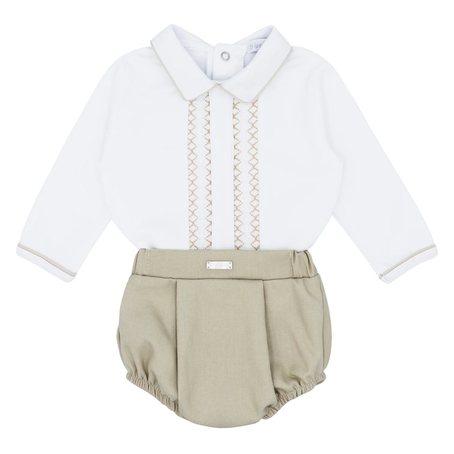 Boys Beige Jam Pant Set