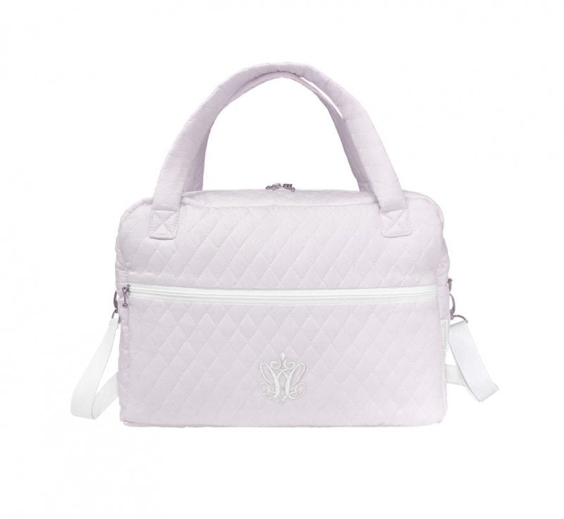 Baby Pink Quilted Changing Bag