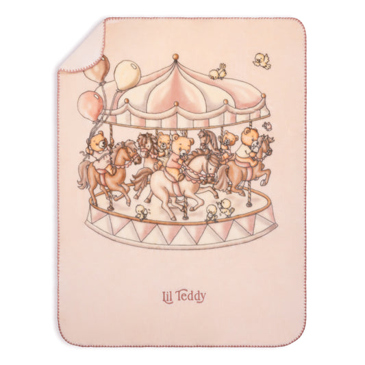 Lil Teddy's Merry Go Snuggle Sugary Pink