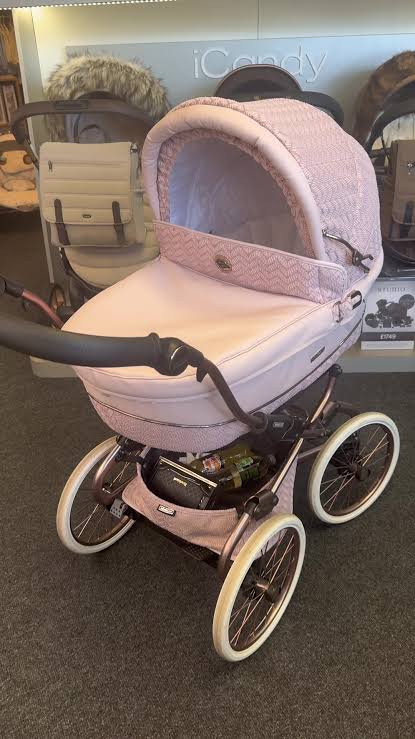Bébécar Stylo Class Woven Pink & Rose Gold