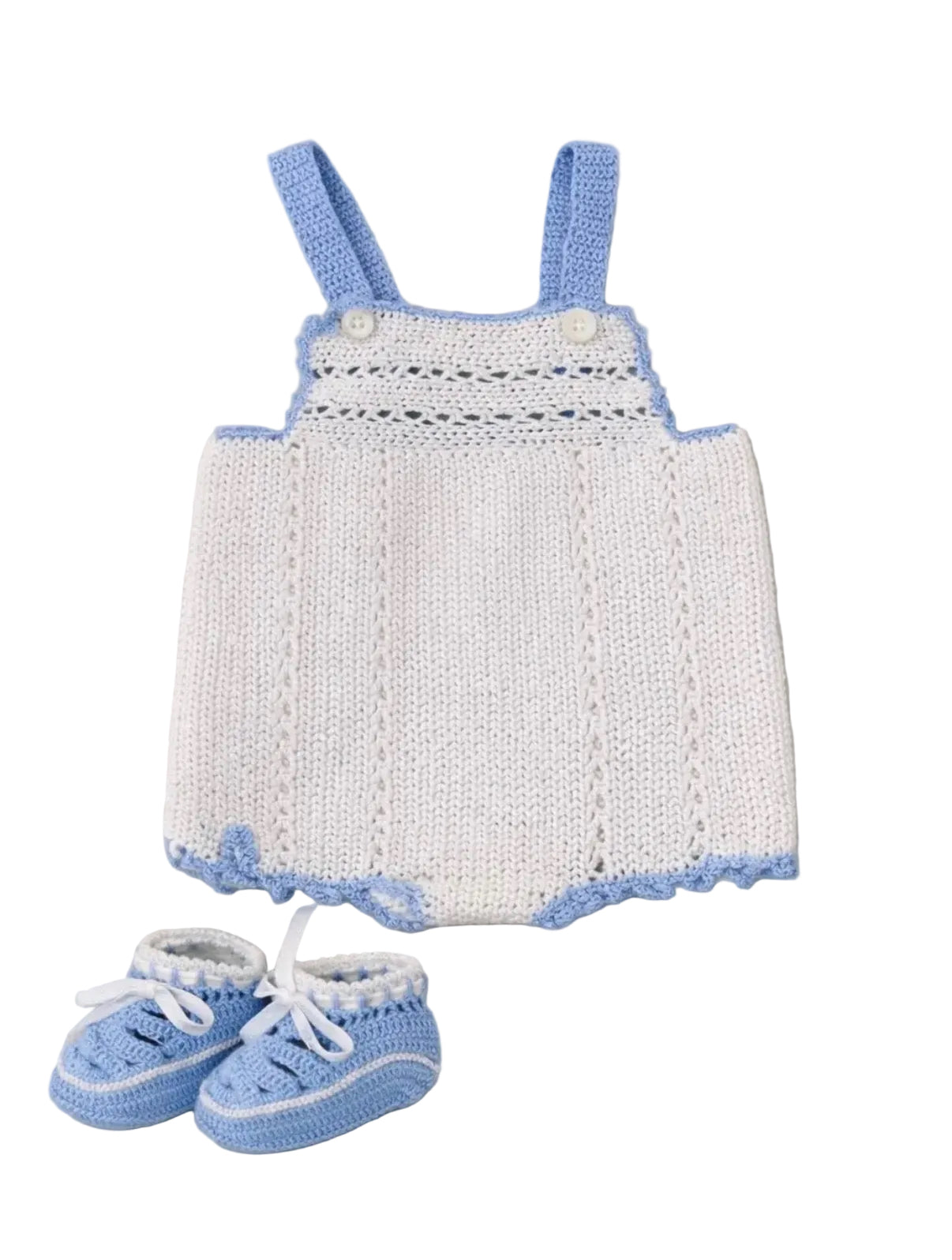 Bluebell Heirloom Sunsuit & Booties