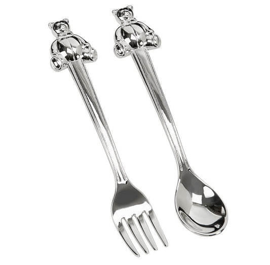 Silver Baby Spoon & Fork Set