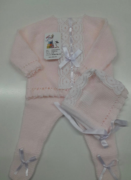 Infant girls knit set