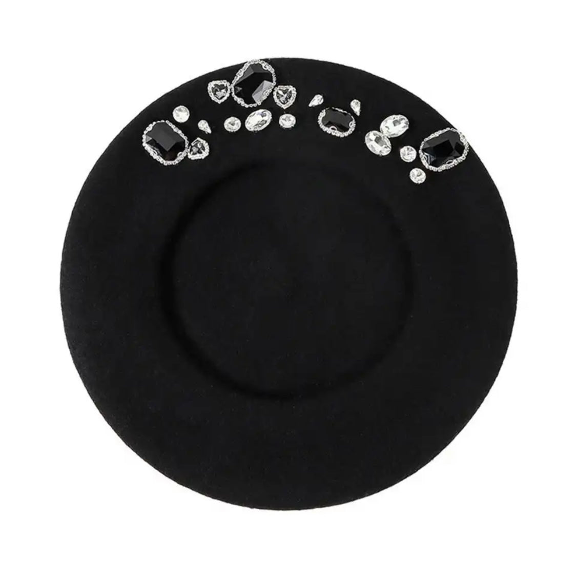 French Beret with Crystals