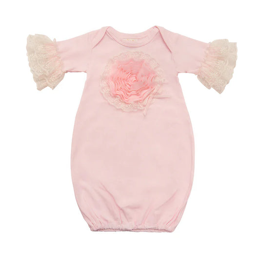 Pink Lullabye Infant Gown