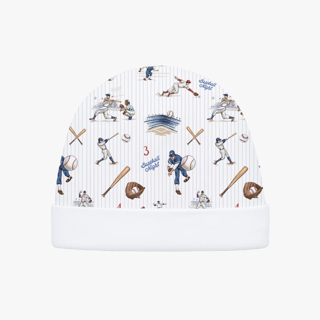 Baseball Collar Footies