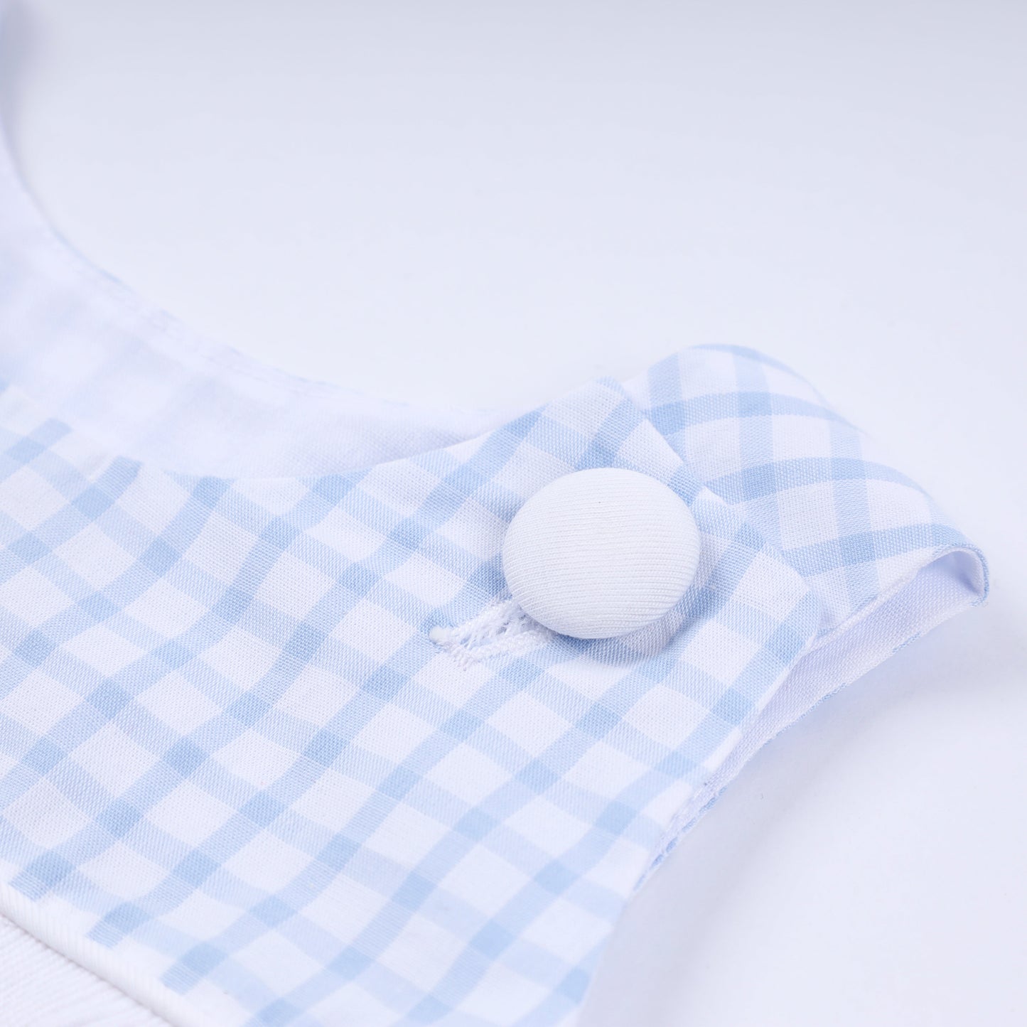 Mickey hand smocked gingham bubble