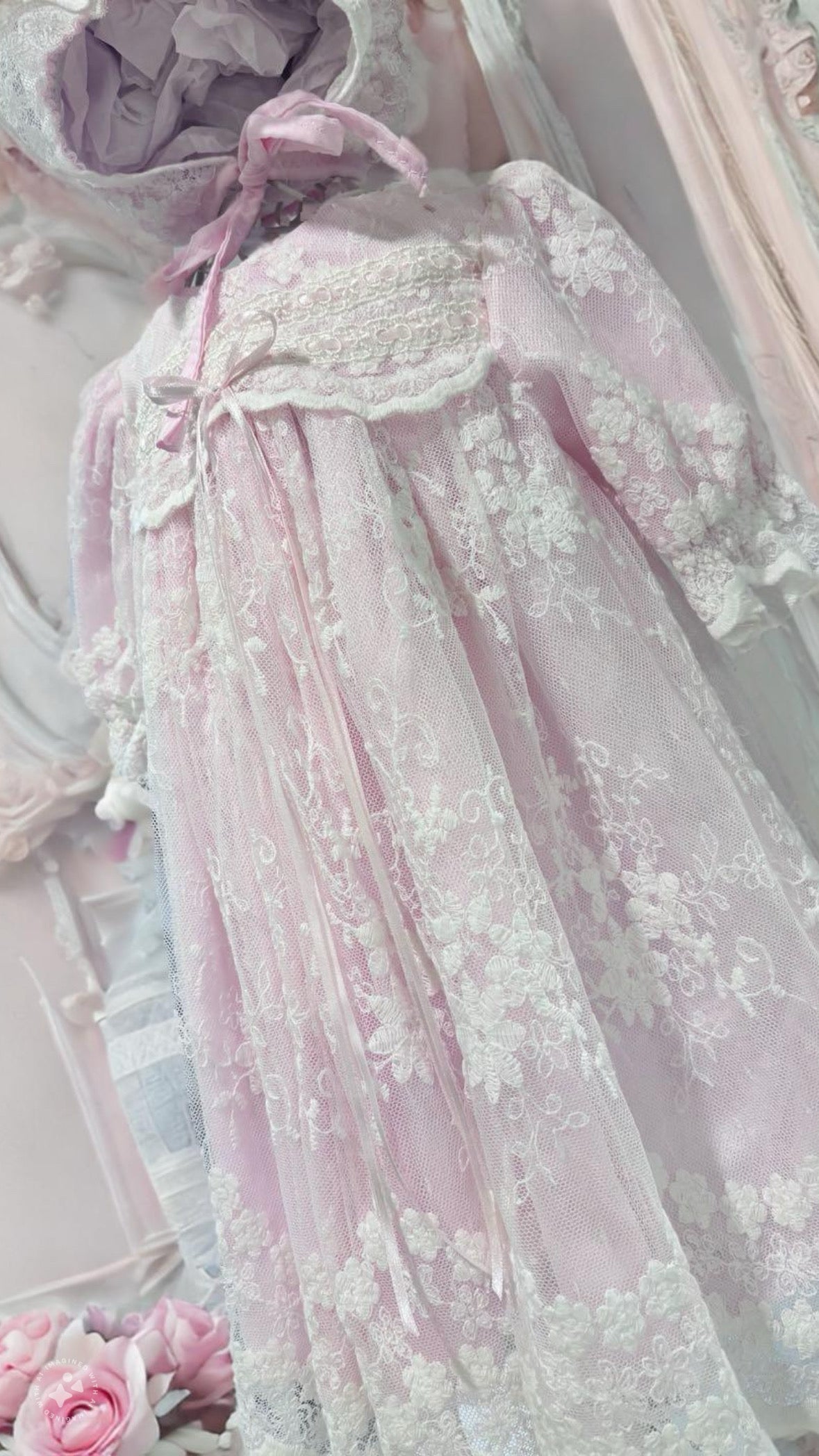 Pink Lace Gown