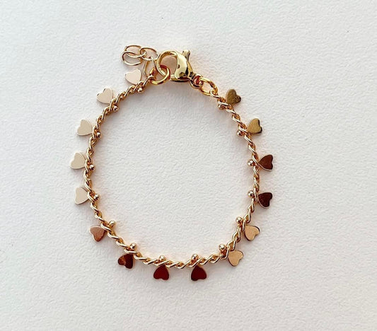 Heart Charm Anklet