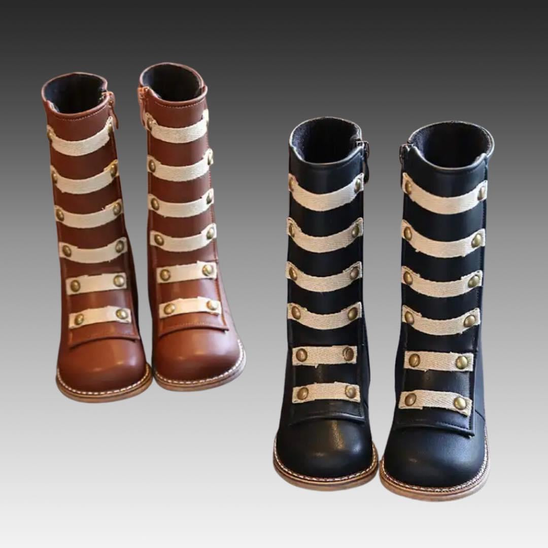 Girls Military Boots