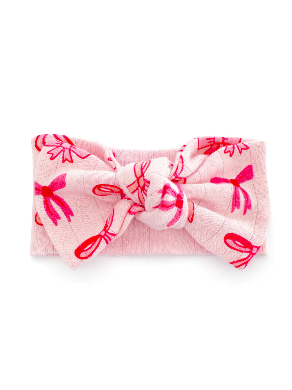 Pink Bows / Organic Pointelle Newborn Set