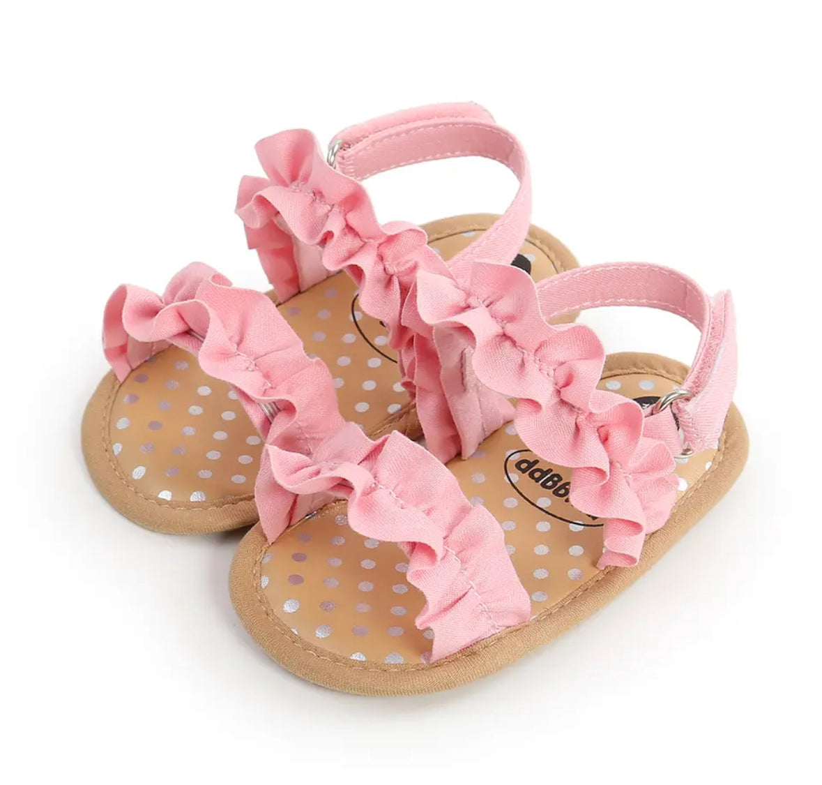 Baby Girls Ruffle Trim Sandals