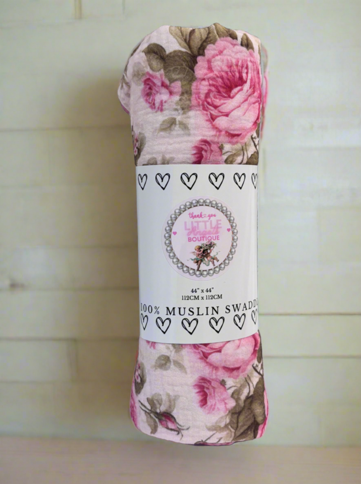 Little Angels Exclusive Print 100% Muslin Swaddle