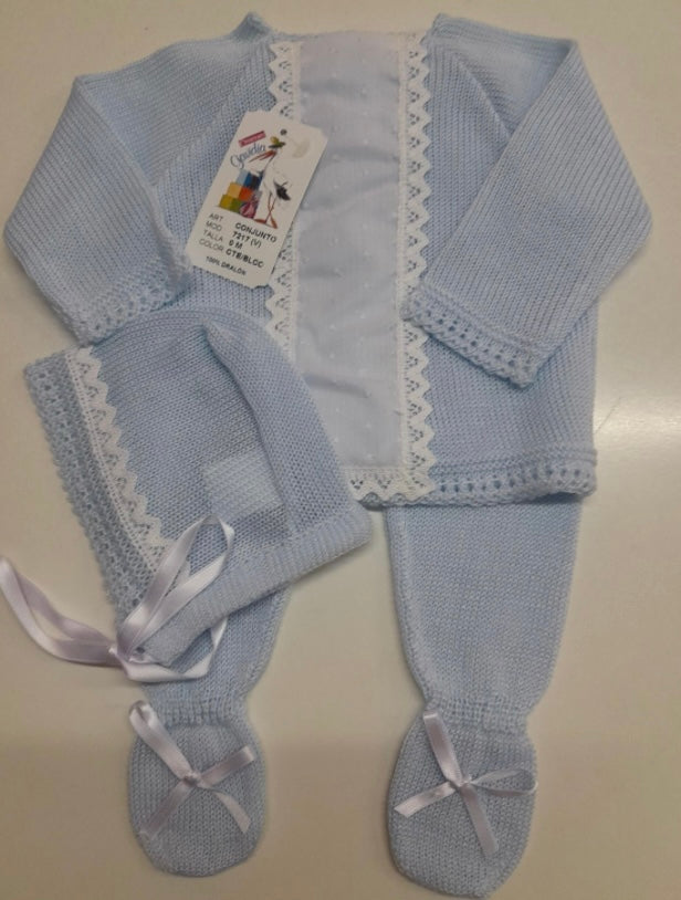 Boys Infant Knit Set