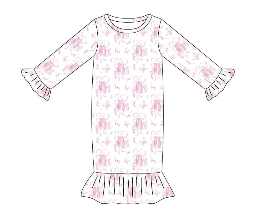 𝓛𝓲𝓽𝓽𝓵𝓮 𝓐𝓷𝓰𝓮𝓵𝓼 Ballet in the Garden Infant Gown