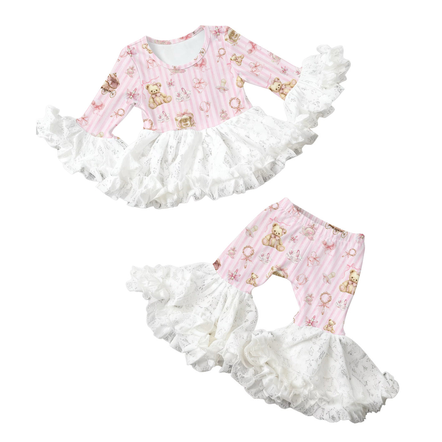 Prima Teddy Ruffled Set