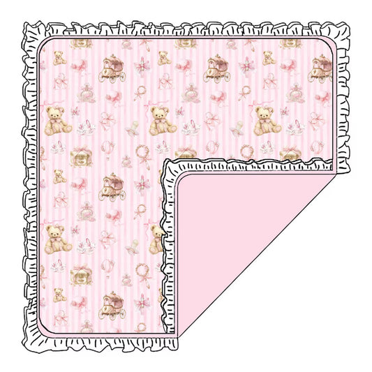 Prima Teddy Ruffled Blanket