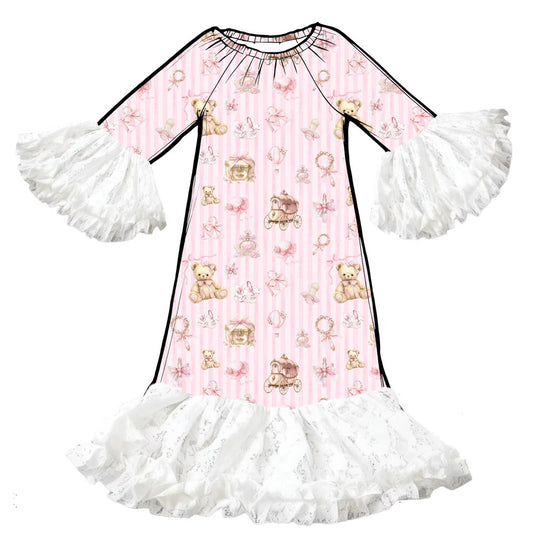 Prima Teddy Ruffled Gown