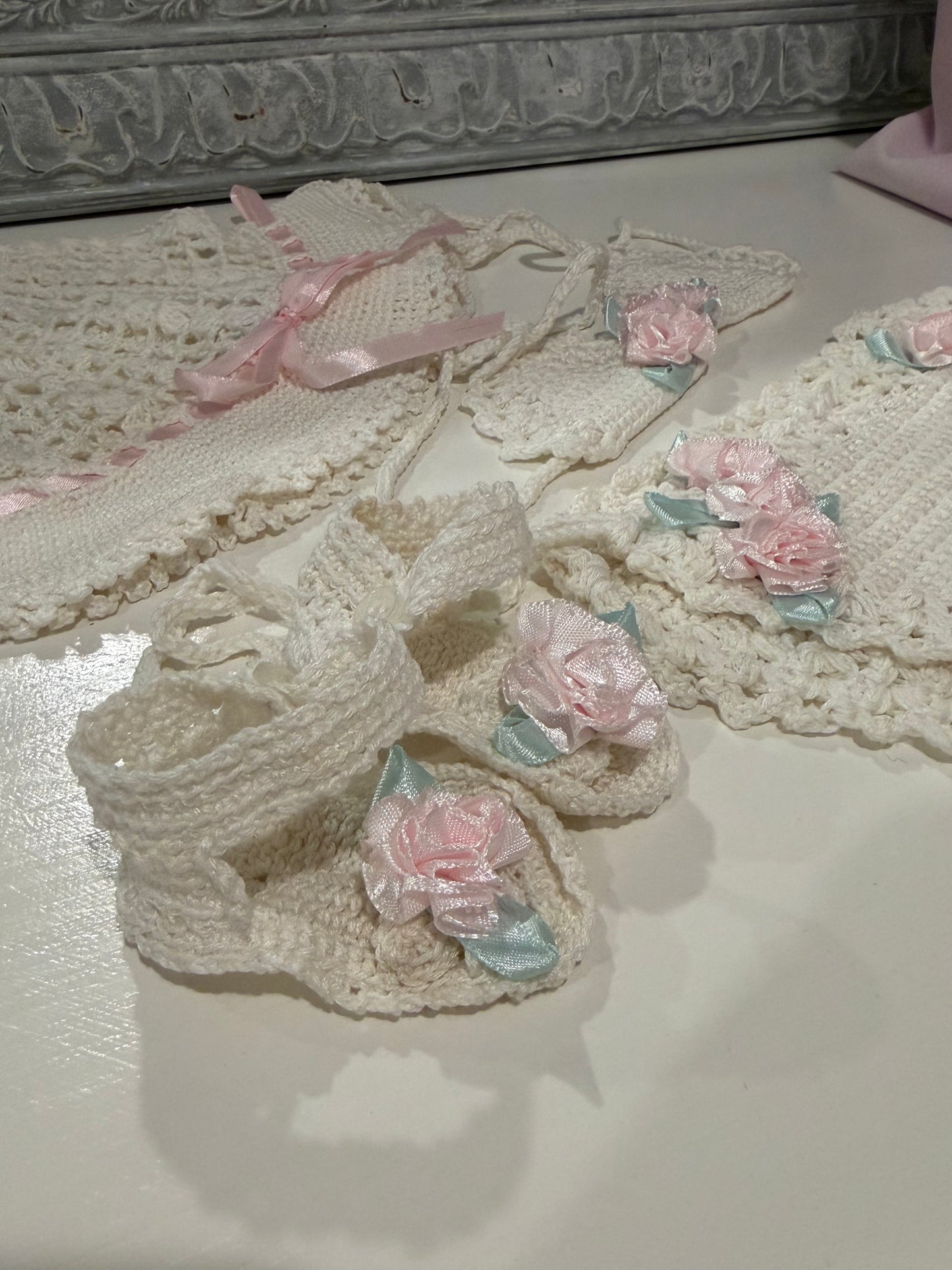 Heirloom Floral Crochet Bikini