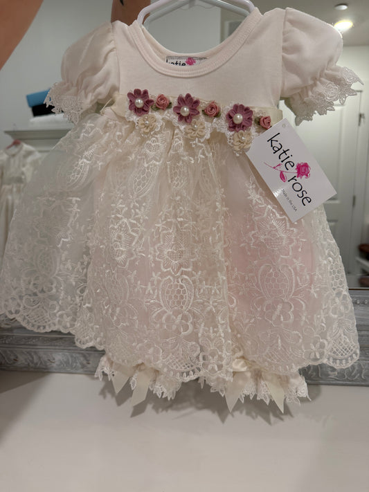 Katie Rose Pam dress with pantaloons