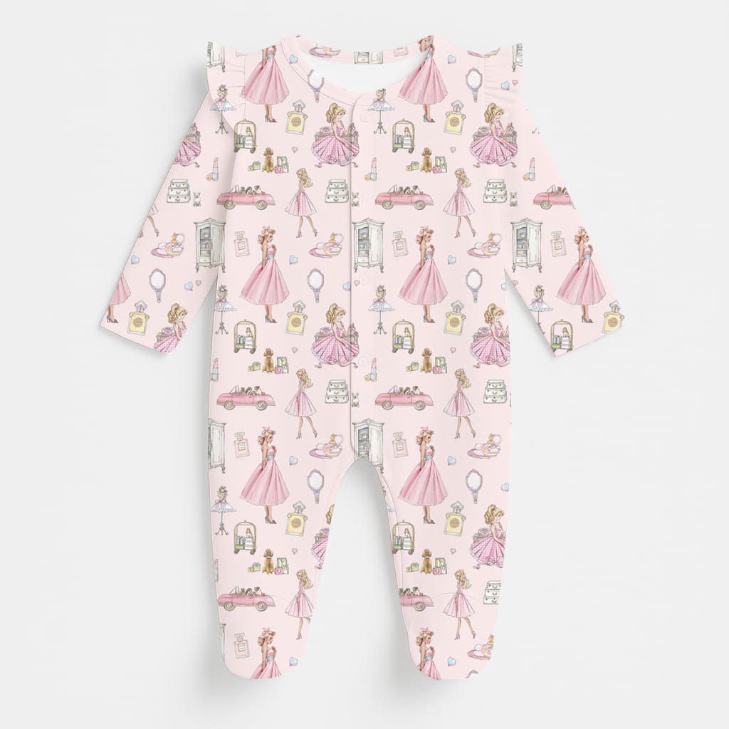 Mon Cherie Ruffled Footies