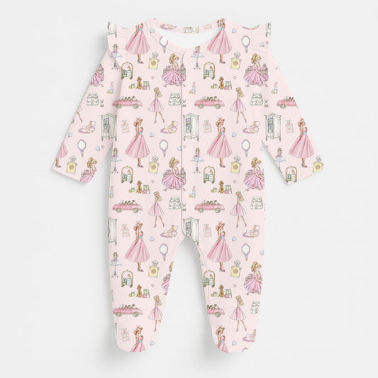 Mon Cherie Ruffled Footies