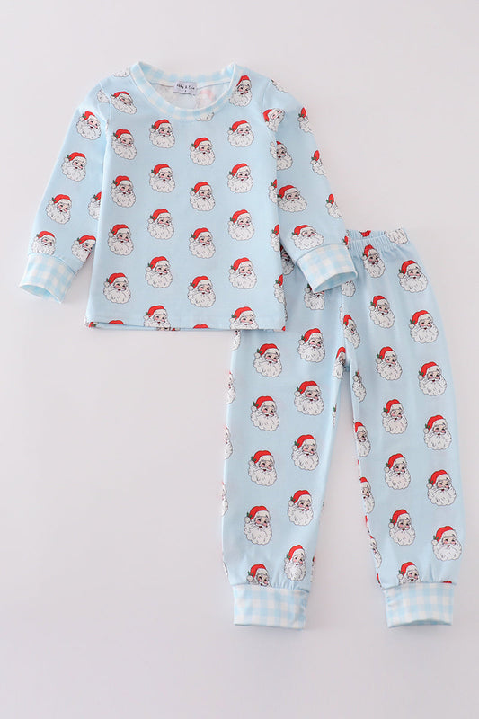 Blue Santa Claus PJ’s