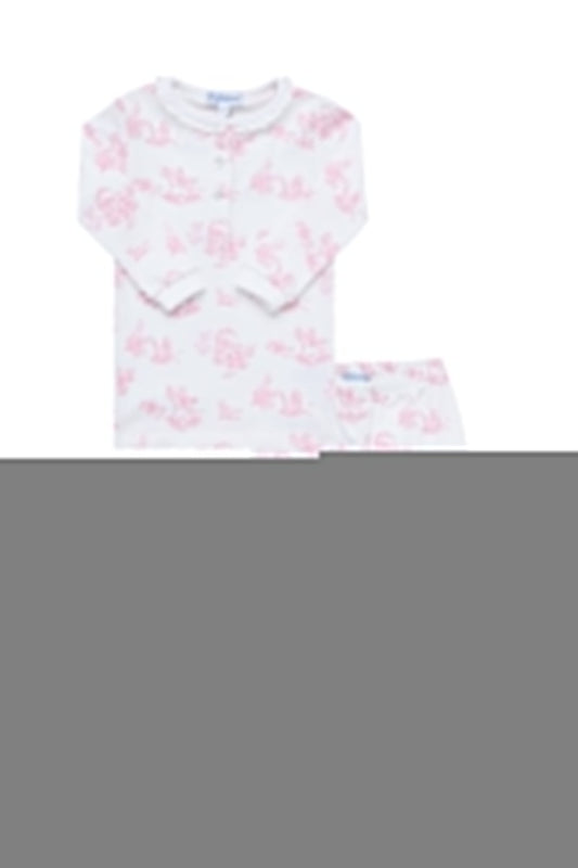 Pink Toile Baby Pajamas