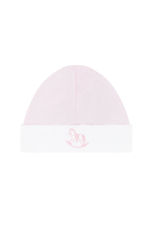 Pink Rocking Horse Embroidered Hat