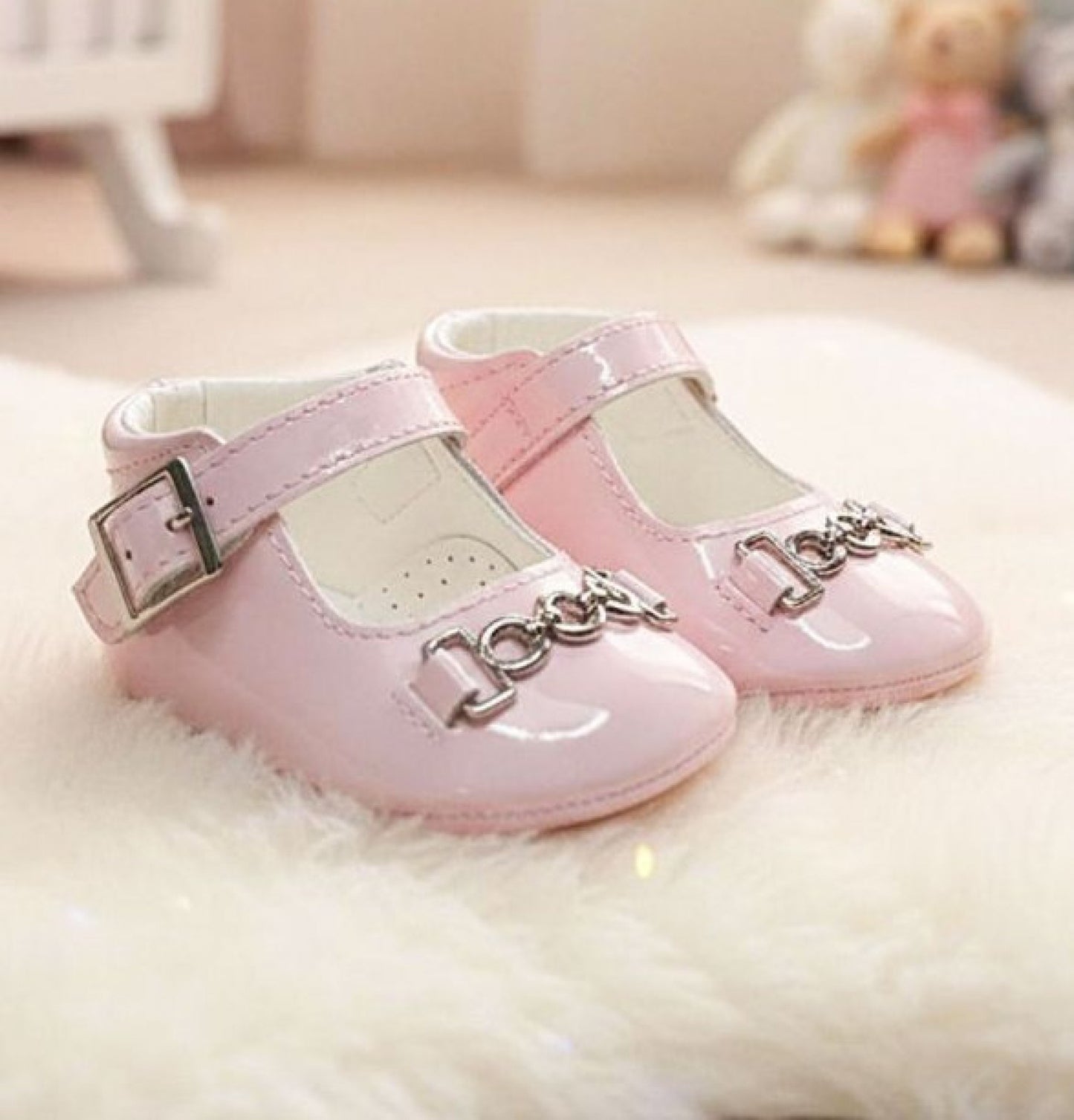 Charlotte Horsebit Pram Shoes