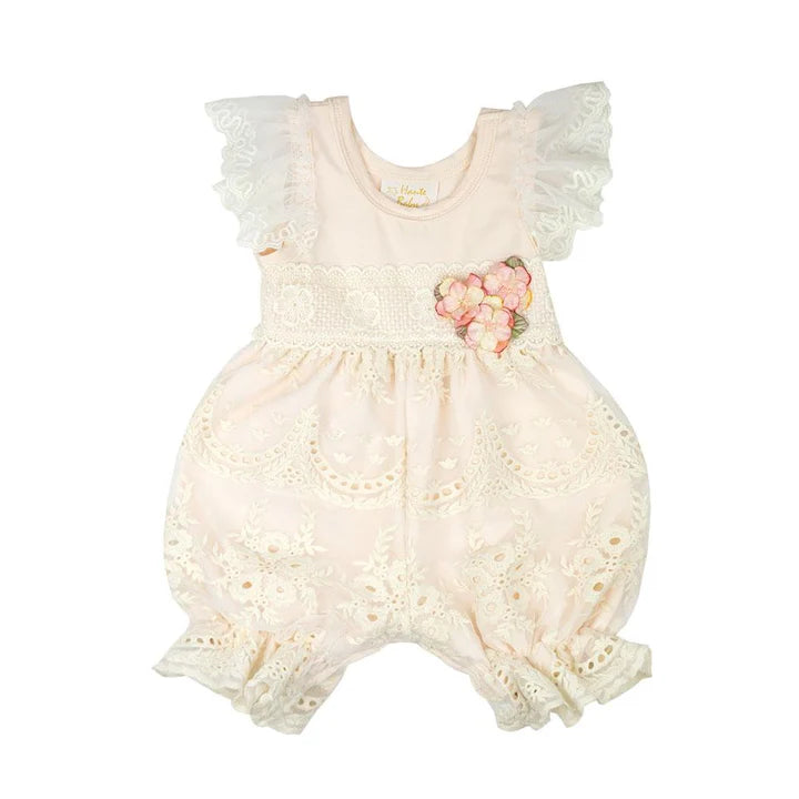 Peach Blush Infant Romper