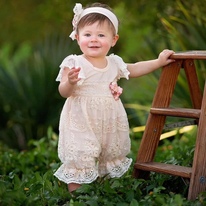 Peach Blush Infant Romper