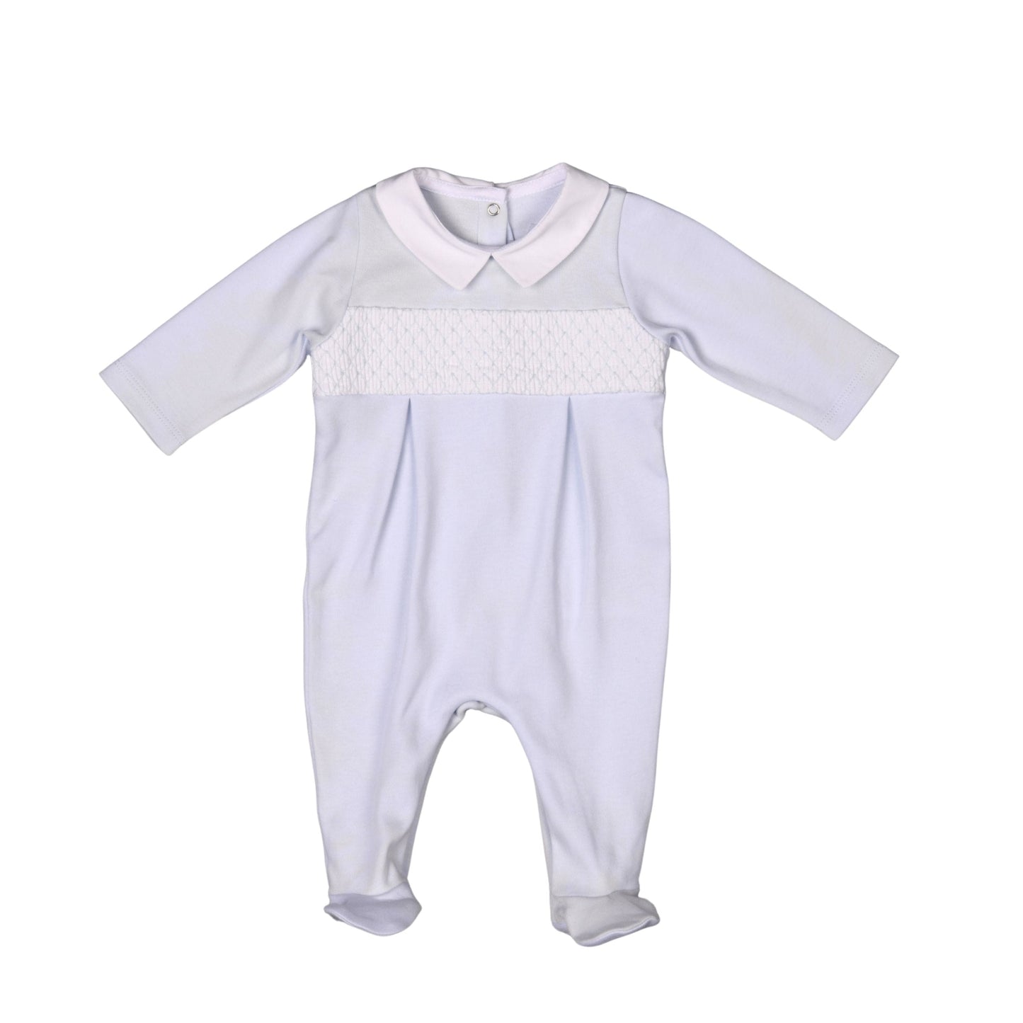 ANDY | Baby Boys Blue Organic Cotton Babygrow