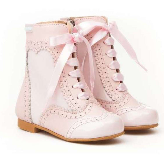 Angelo's Pink Patent Boots