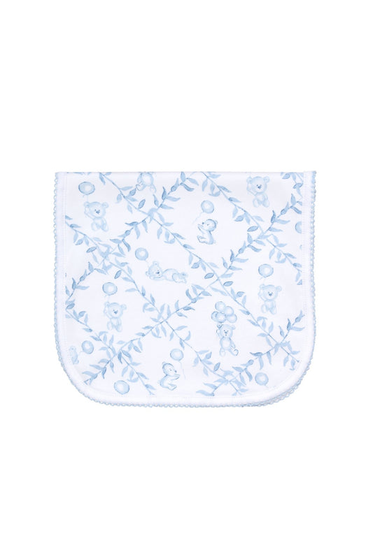 Blue Bear Trellace Burp Cloth