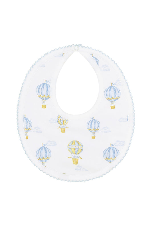 Hot Air Balloon Print Bib