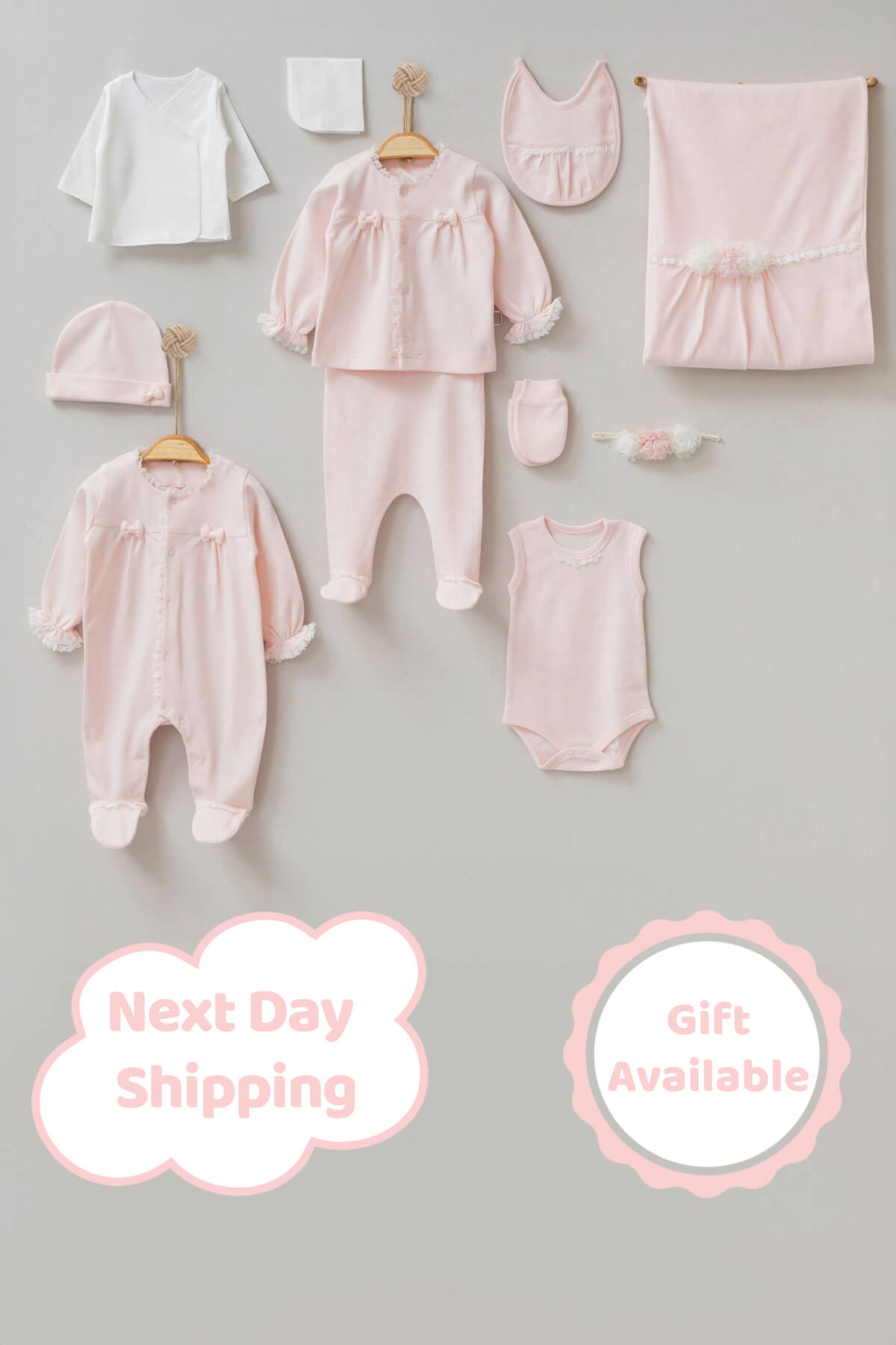 Mila Newborn Coming Home Set (11 Pcs)