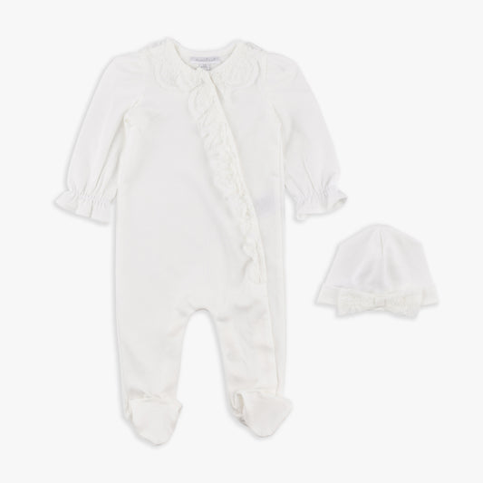 Lace Coverall & Hat Set